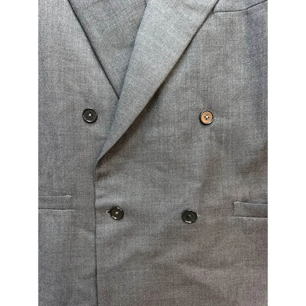 Vintage Gianni Versace Uomo Couture Double Breasted Blazer Italy 1987